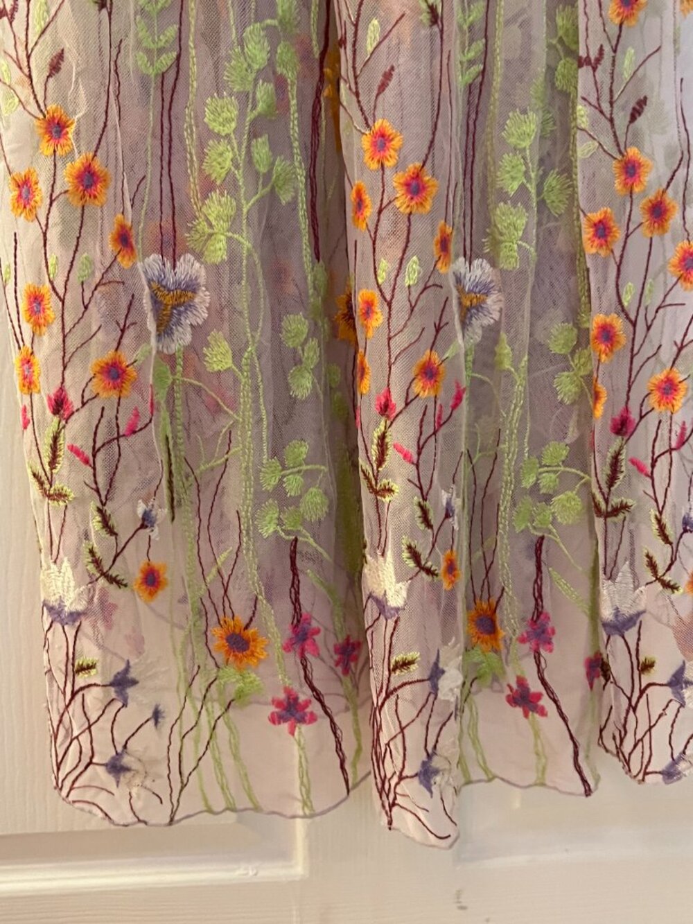Free People Daphne Embroidered Slip - XS - Picture 6 of 7
